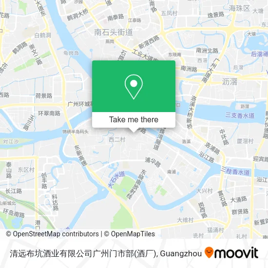 清远布坑酒业有限公司广州门市部(酒厂) map