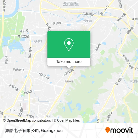 添皓电子有限公司 map