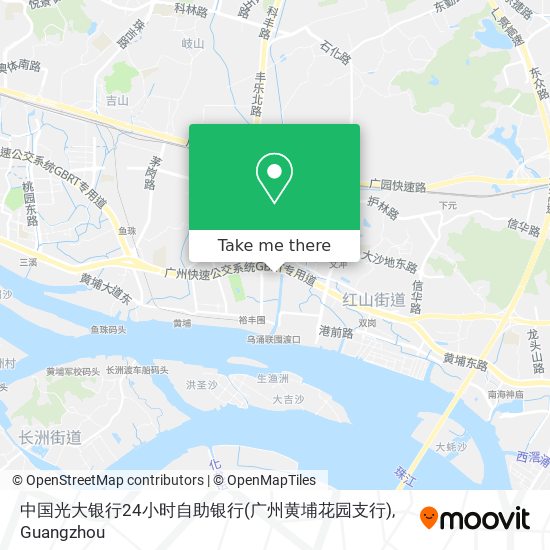 中国光大银行24小时自助银行(广州黄埔花园支行) map