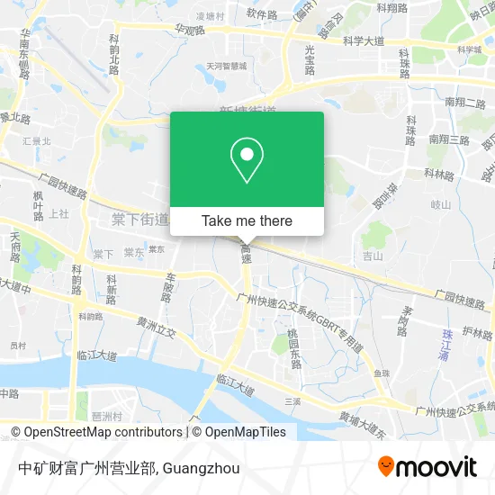 中矿财富广州营业部 map