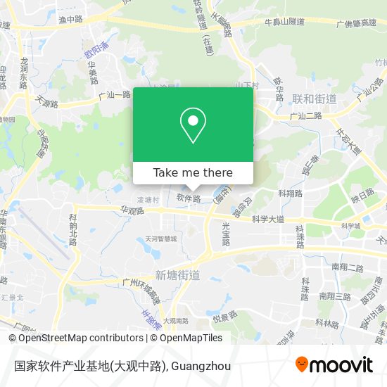 国家软件产业基地(大观中路) map