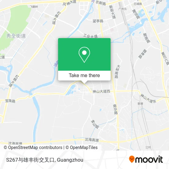 S267与雄丰街交叉口 map