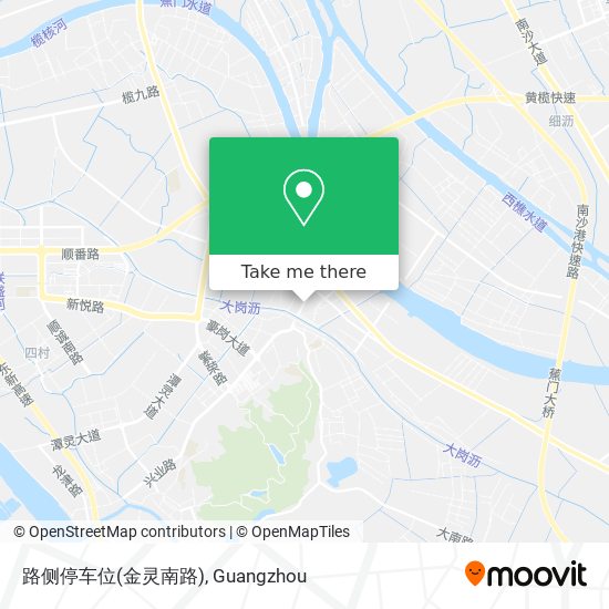 路侧停车位(金灵南路) map