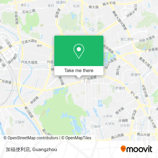 加福便利店 map
