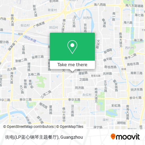 街电(LP蓝心钢琴主题餐厅) map