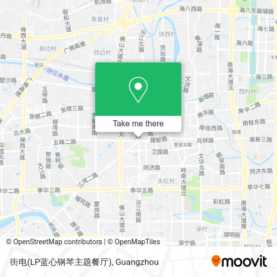 街电(LP蓝心钢琴主题餐厅) map