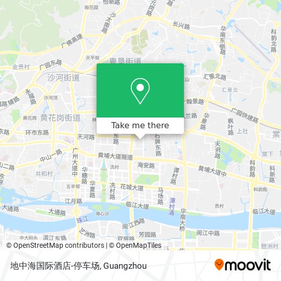 地中海国际酒店-停车场 map