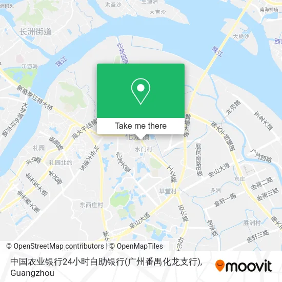 中国农业银行24小时自助银行(广州番禺化龙支行) map