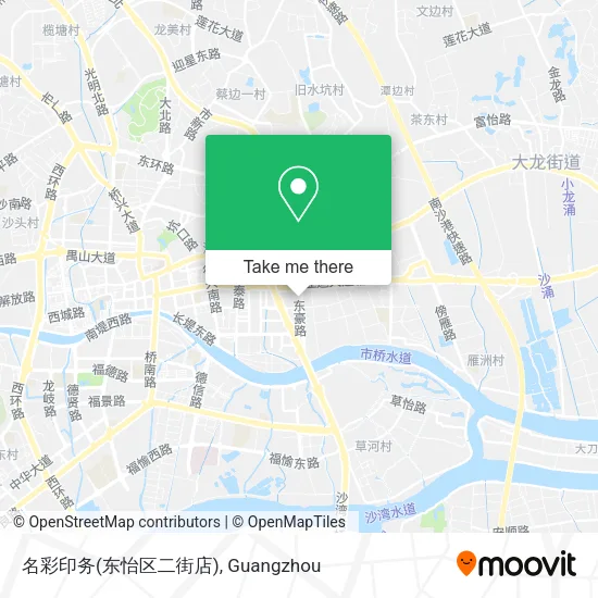 名彩印务(东怡区二街店) map