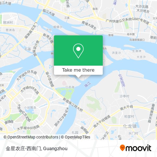 金星农庄-西南门 map