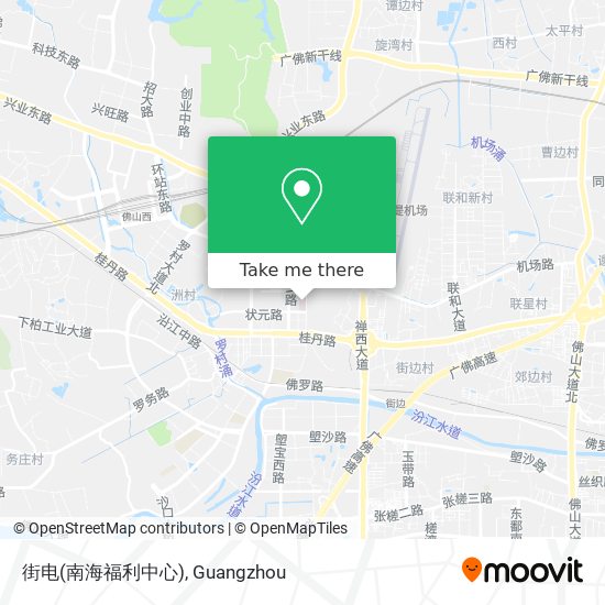 街电(南海福利中心) map