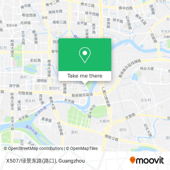 X507/绿景东路(路口) map