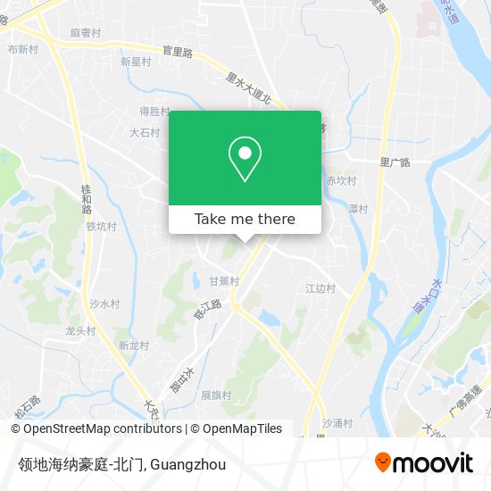 领地海纳豪庭-北门 map