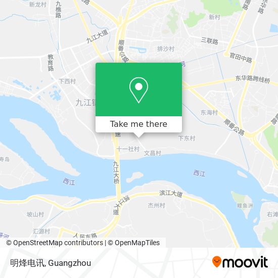 明烽电讯 map