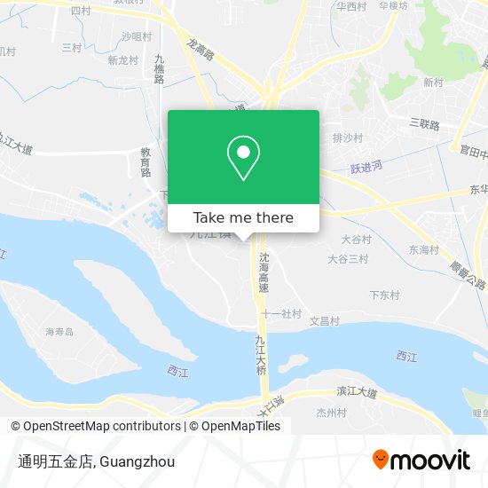 通明五金店 map