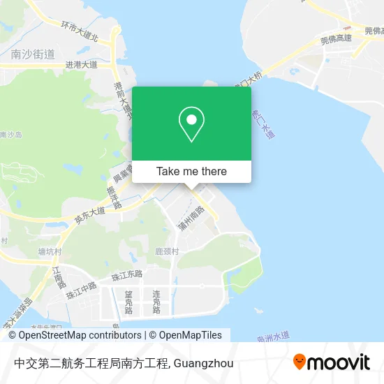 中交第二航务工程局南方工程 map