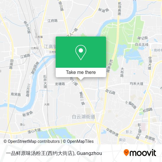 一品鲜原味汤粉王(西约大街店) map