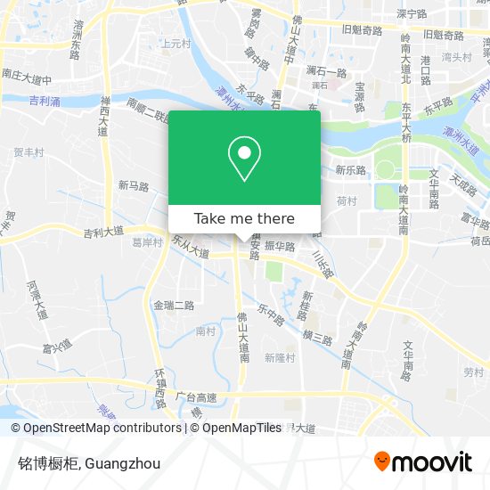 铭博橱柜 map