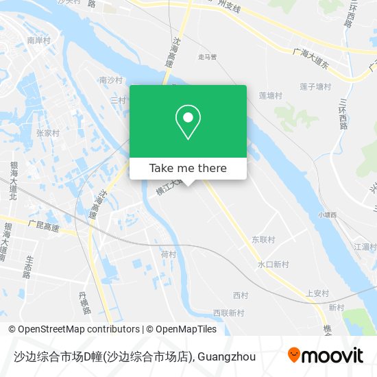 沙边综合市场D幢(沙边综合市场店) map
