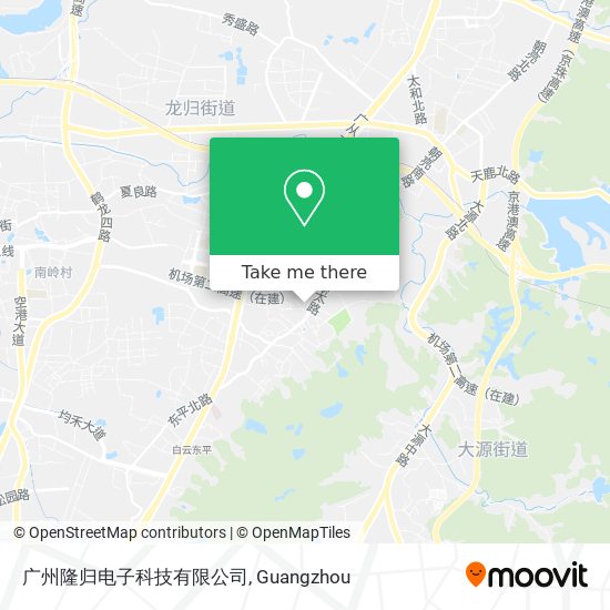 广州隆归电子科技有限公司 map