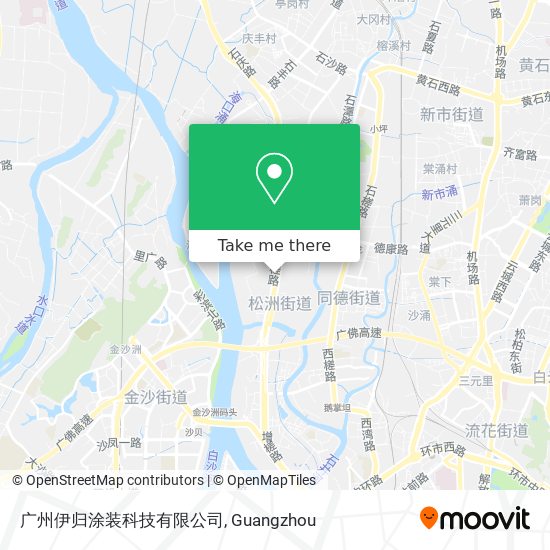 广州伊归涂装科技有限公司 map