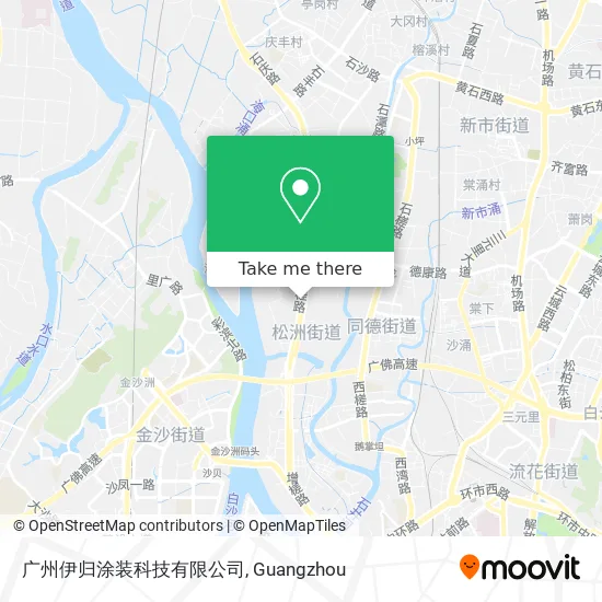 广州伊归涂装科技有限公司 map