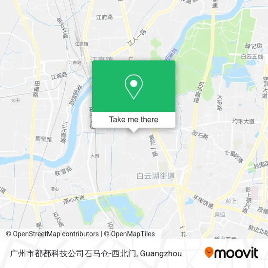广州市都都科技公司石马仓-西北门 map