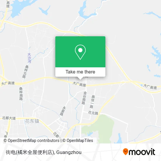 街电(橘米全屋便利店) map