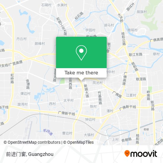 前进门窗 map