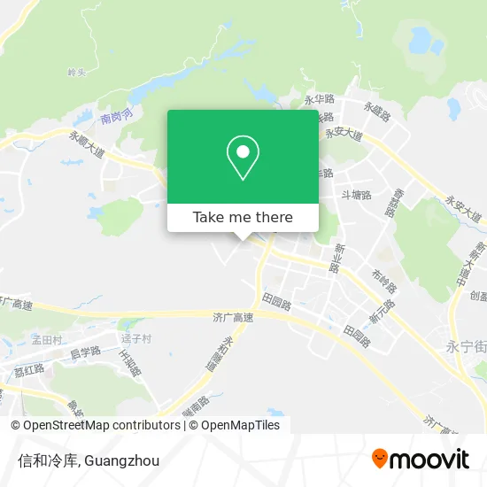 信和冷库 map