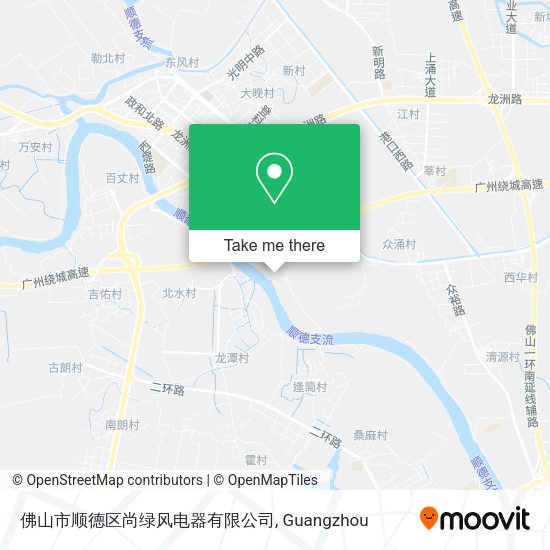 佛山市顺德区尚绿风电器有限公司 map