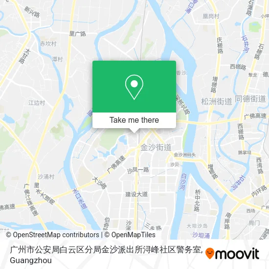 广州市公安局白云区分局金沙派出所浔峰社区警务室 map