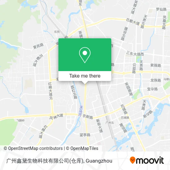 广州鑫黛生物科技有限公司(仓库) map