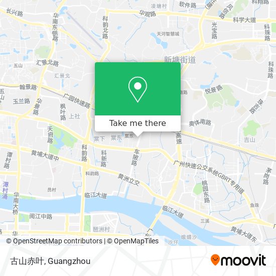 古山赤叶 map