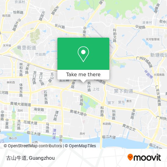 古山牛道 map
