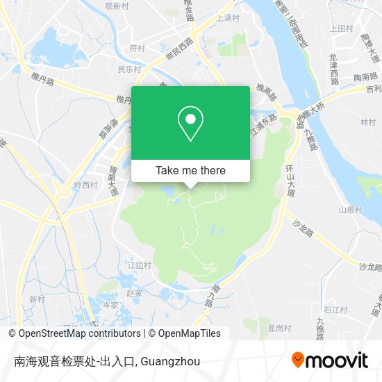 南海观音检票处-出入口 map