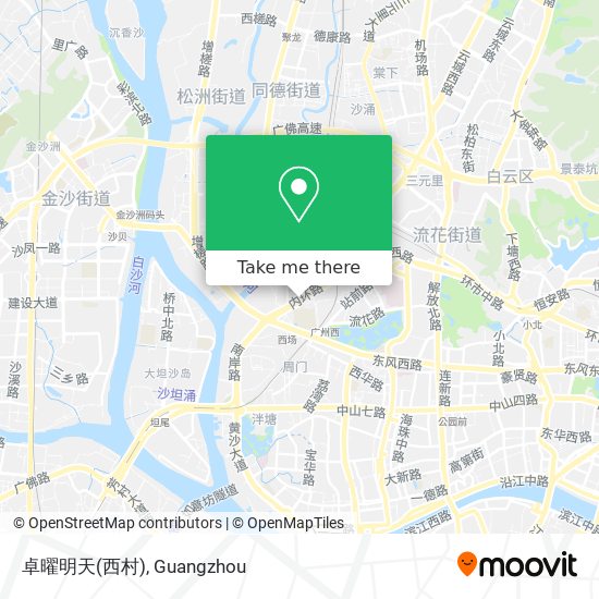 卓曜明天(西村) map