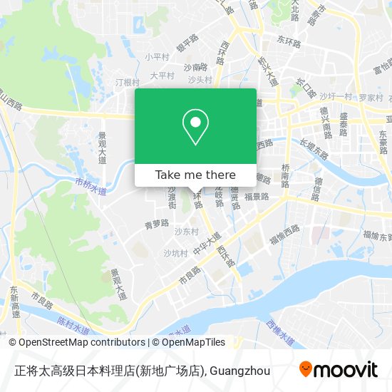 正将太高级日本料理店(新地广场店) map