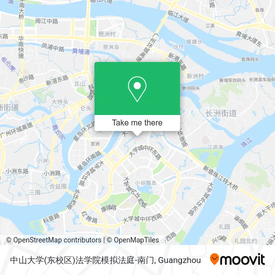 中山大学(东校区)法学院模拟法庭-南门 map