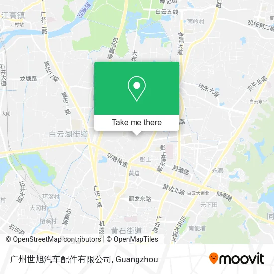 广州世旭汽车配件有限公司 map