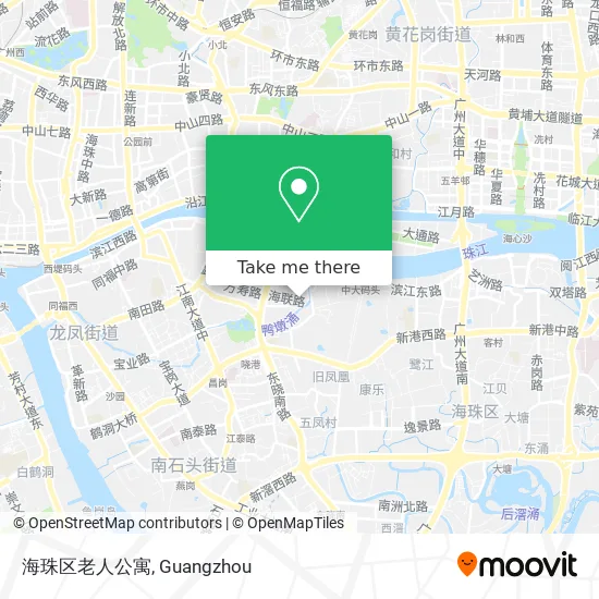 海珠区老人公寓 map