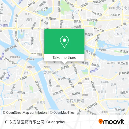 广东安健医药有限公司 map