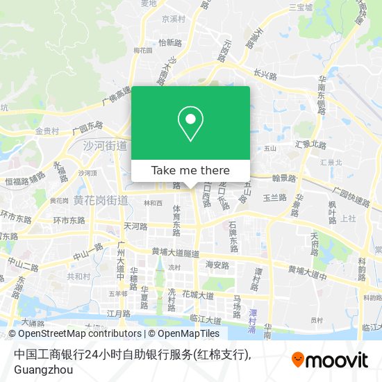 中国工商银行24小时自助银行服务(红棉支行) map