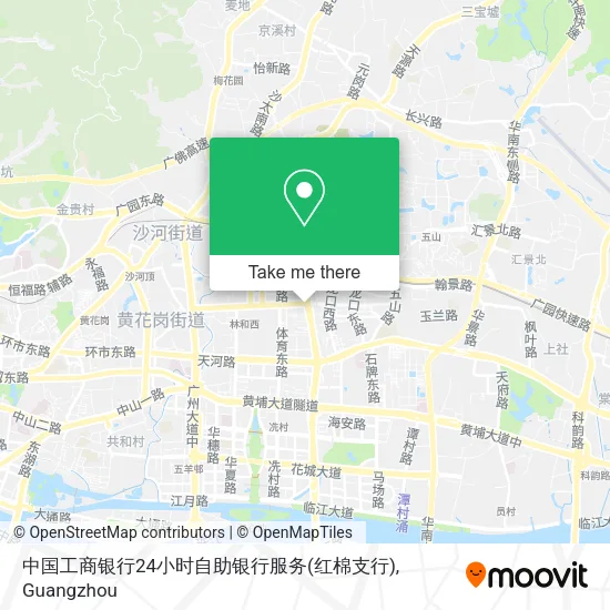 中国工商银行24小时自助银行服务(红棉支行) map