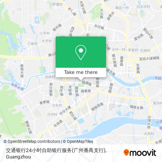 交通银行24小时自助银行服务(广州番禺支行) map