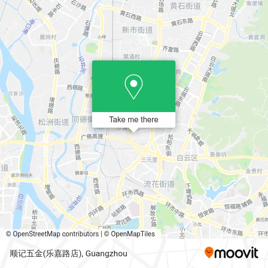 顺记五金(乐嘉路店) map