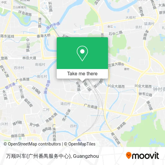 万顺叫车(广州番禺服务中心) map