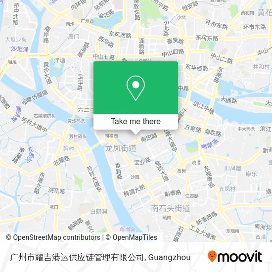 广州市耀吉港运供应链管理有限公司 map