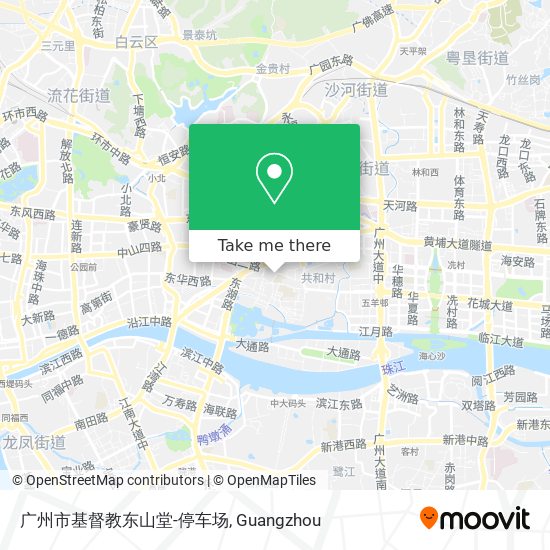 广州市基督教东山堂-停车场 map