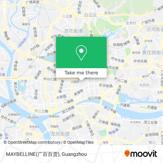 MAYBELLINE(广百百货) map